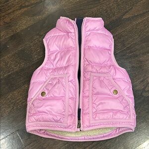 Crewcuts Pink Puffer Vest